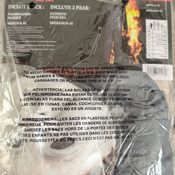 Michael Myers Halloween II Costume – Size Medium (8-10), Jumpsuit & Mask - Picture 5 of 7